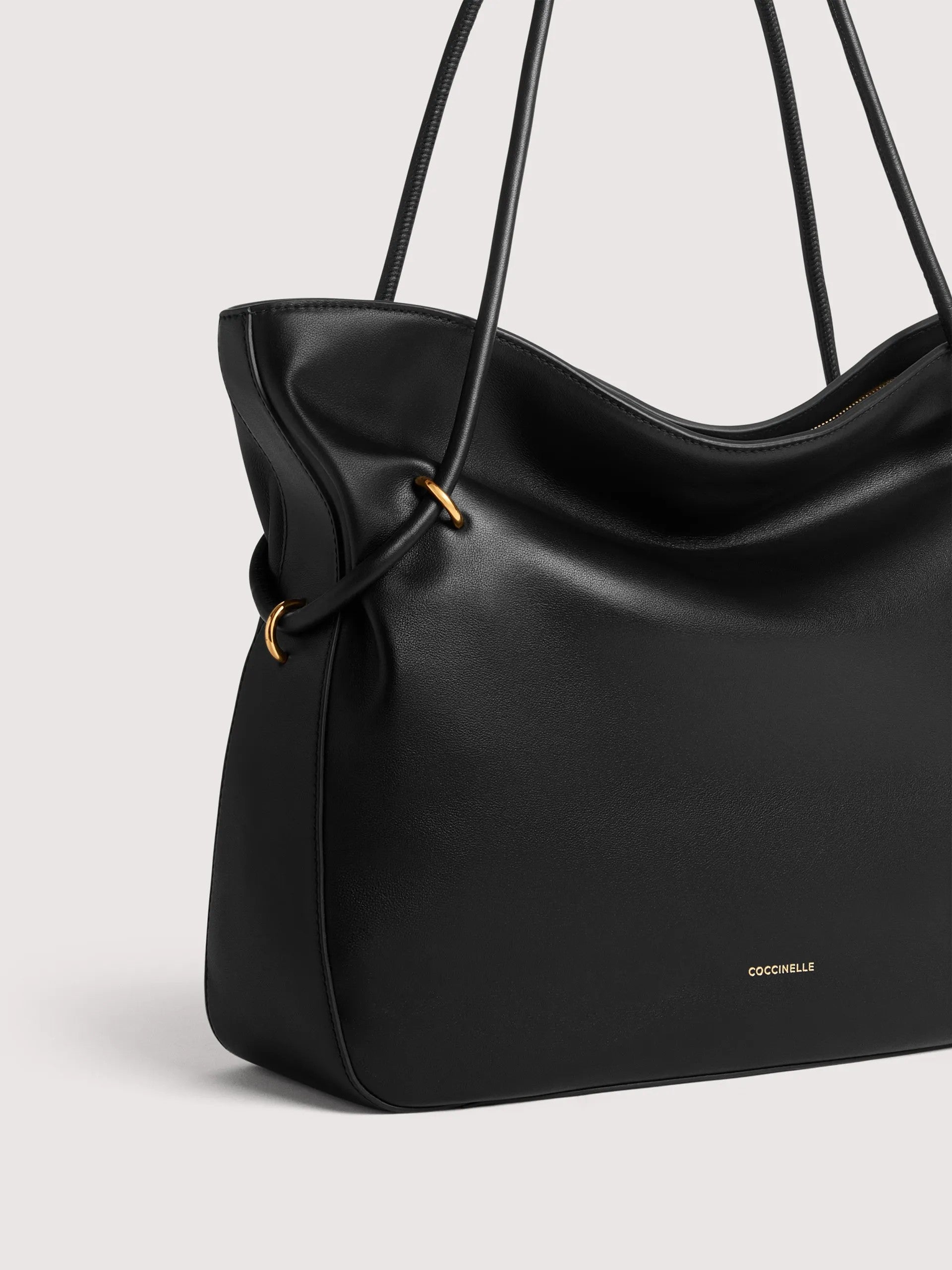 Coccinelle borsa shopping in pelle "Lizzie" Nero E1VEP110101.001 NOIR