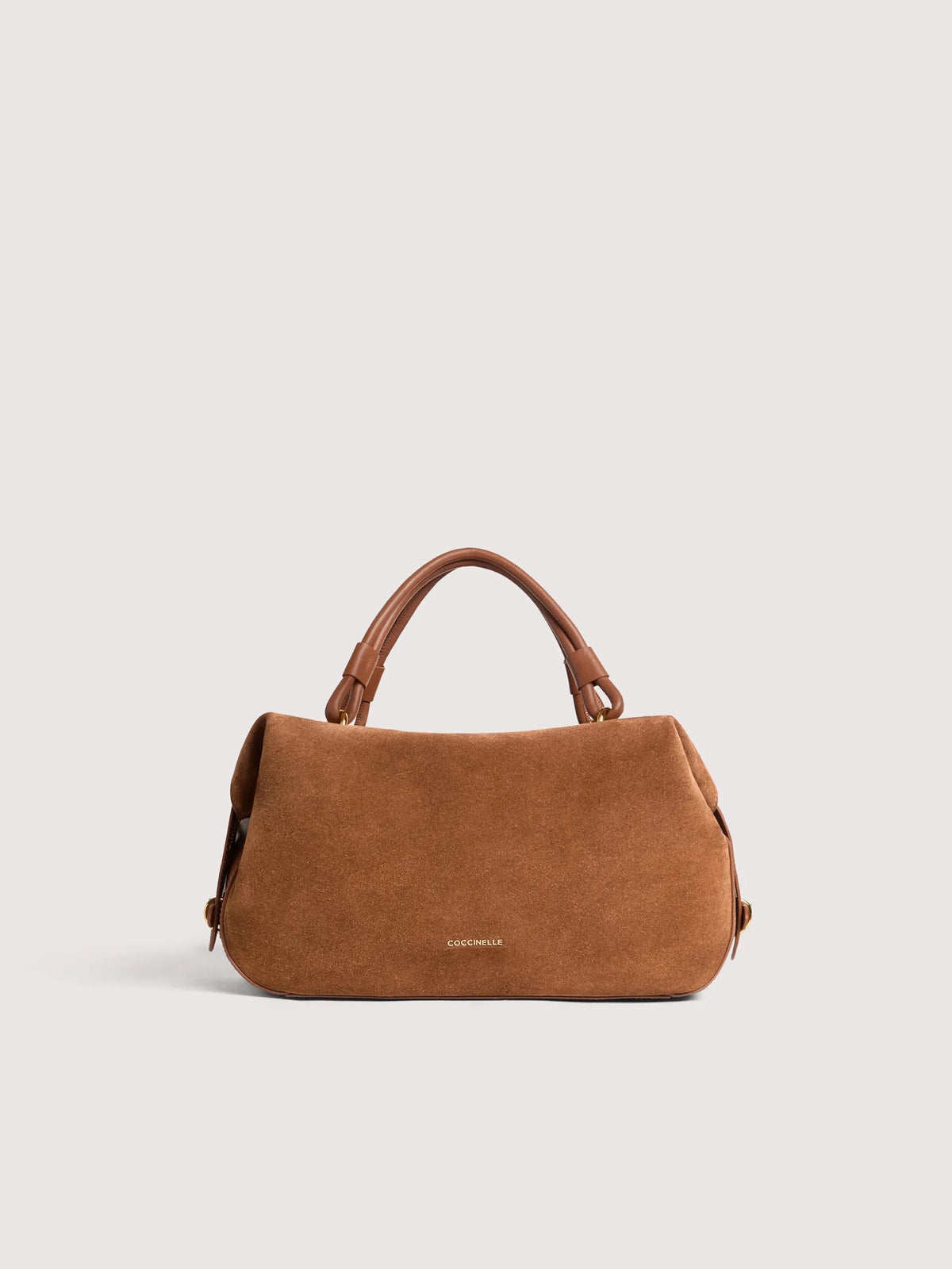 Coccinelle borsa a mano in camoscio "Lizzie" Cuoio E1VEQ180201.W11 COGNAC
