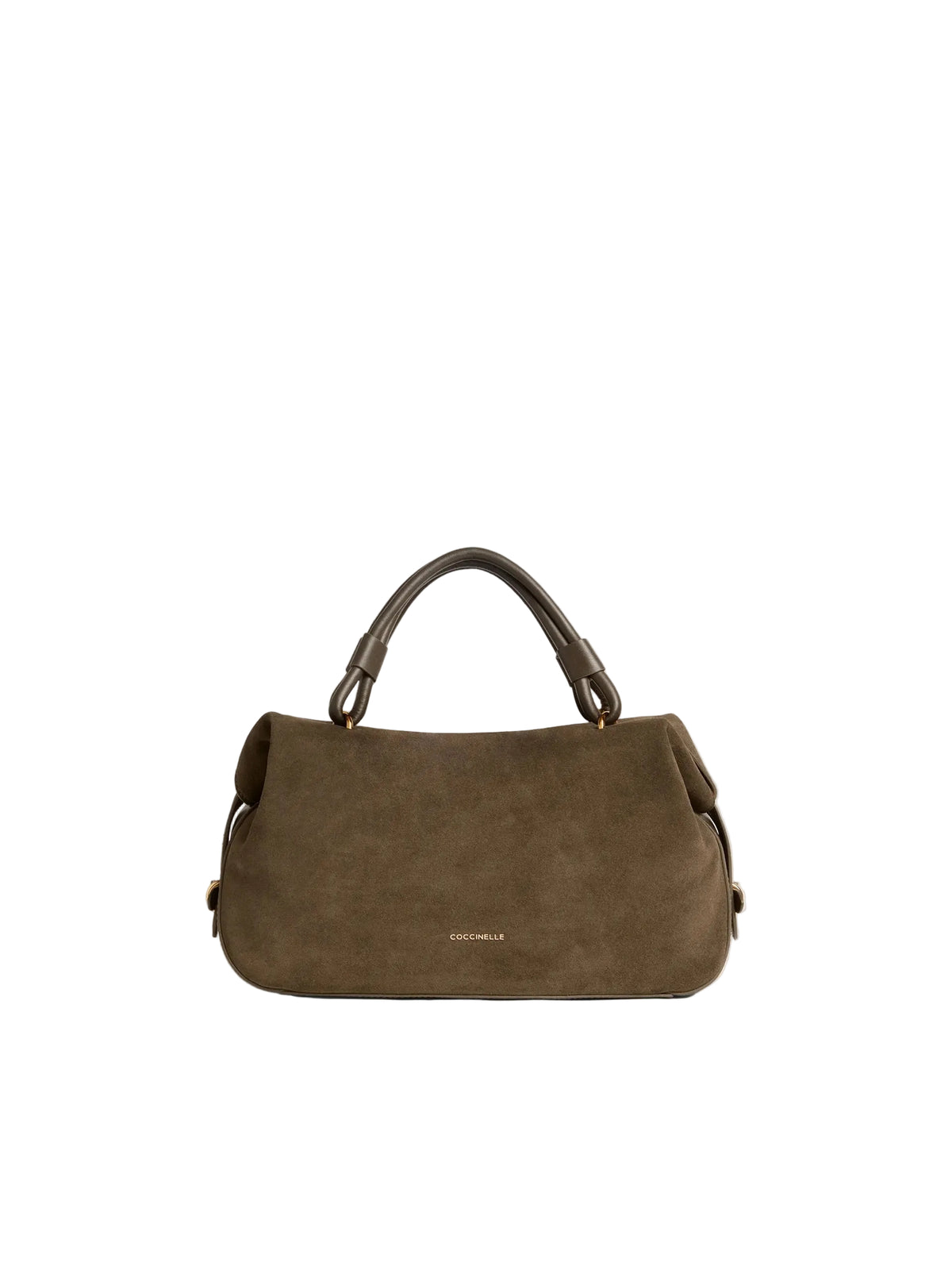 Coccinelle borsa a mano in camoscio "Lizzie" Verde E1VEQ180201.W25 FANGO
