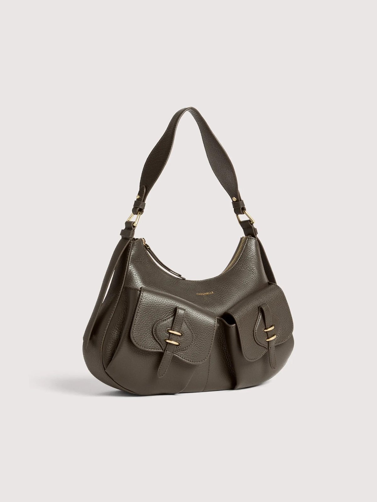 Coccinelle borsa a spalla in pelle "Mavery Pocket" Verde E1VGK120101.W25 FANGO