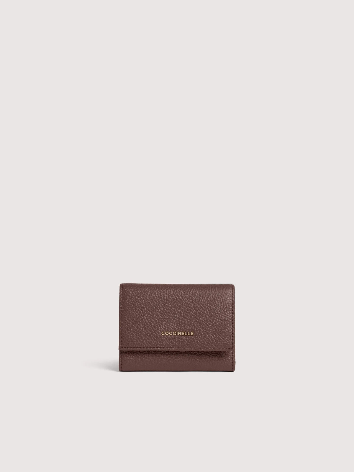 Coccinelle portafogli in pelle "Metallic Soft" Marrone E2MW511F001.R49 BERRY