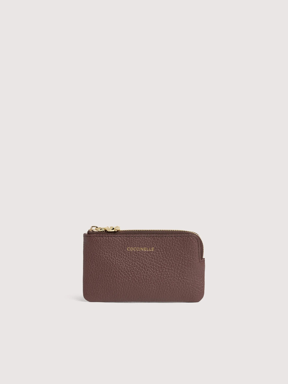 Coccinelle portachiavi a bustina in pelle "C-Me Softy" Marrone E2TBM193101.R49 BERRY