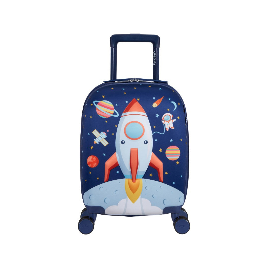 American Tourister trolley kids in tessuto "Wondertrips" Blu 160210.8565 SPACE