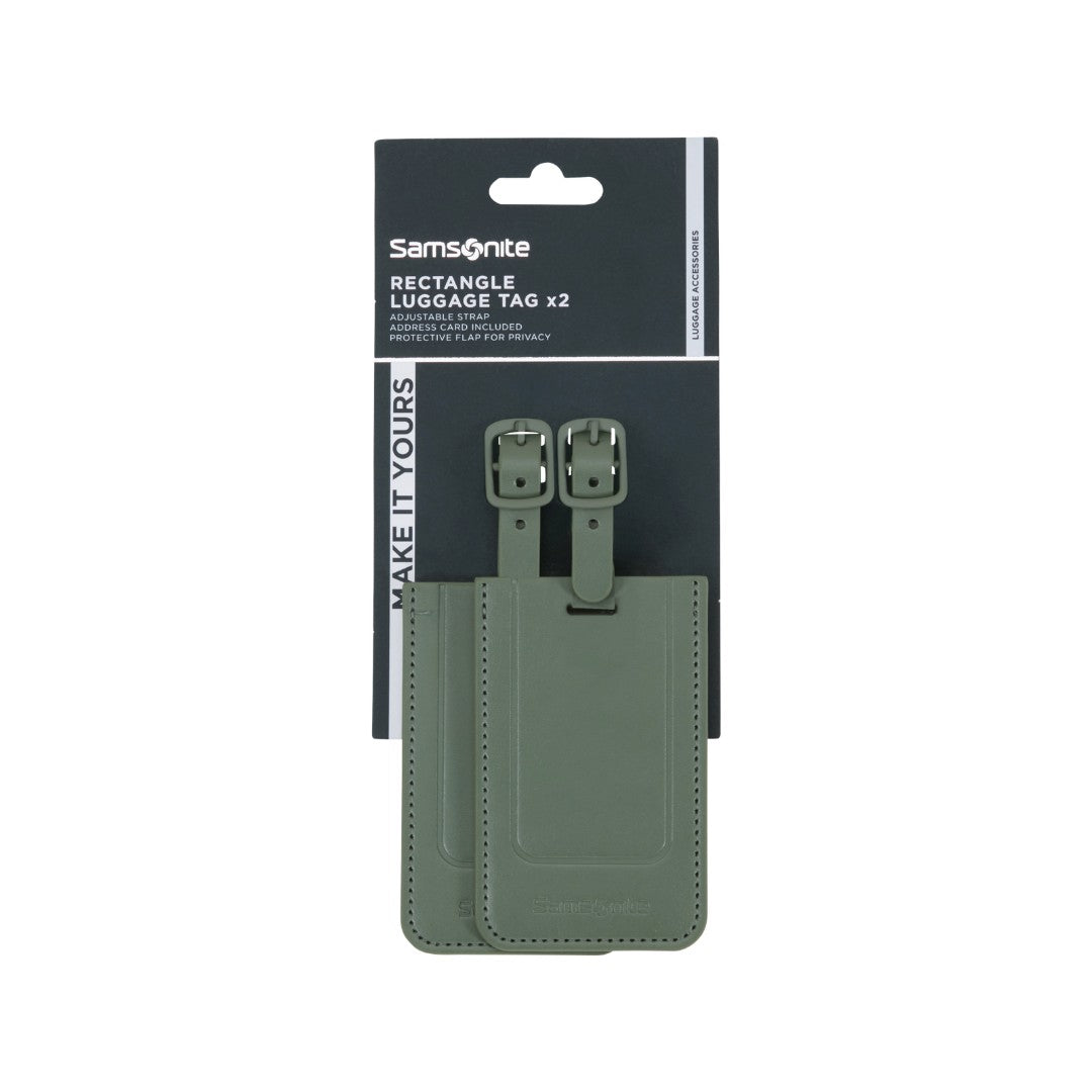 Samsonite set da 2 porta indirizzi in pvc "Ta Revolution" Verde 155592.1388 GREEN