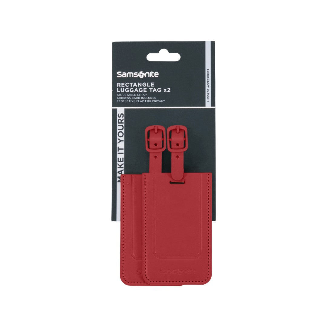 Samsonite set da 2 porta indirizzi in pvc "Ta Revolution" Rosso 155592.1726 RED