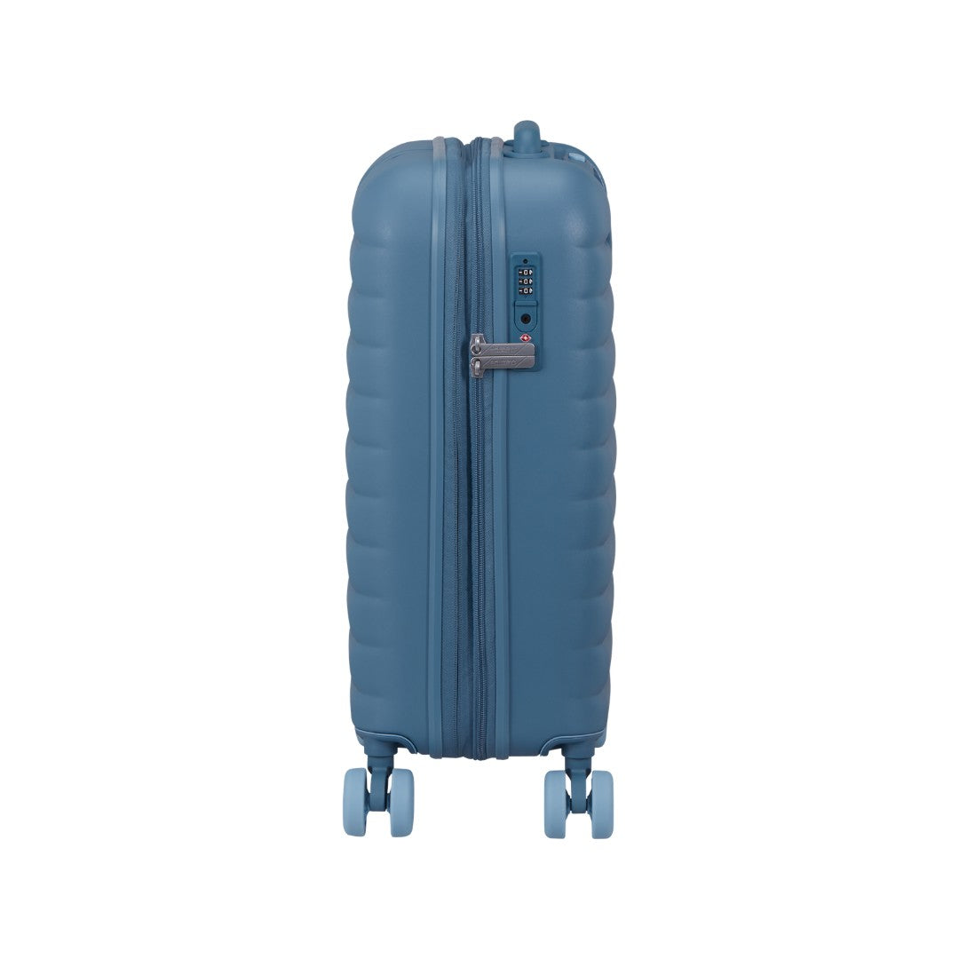 American Tourister trolley cabina in policarbonato "Neovibe" Azzurro 159930.1827 STEEL BLUE