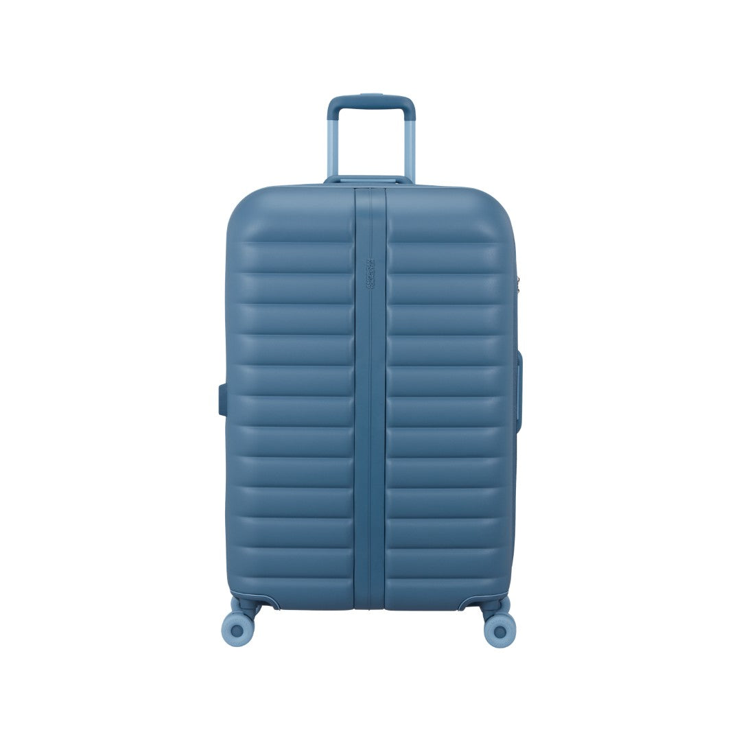 American Tourister trolley grande in policarbonato "Neovibe" Azzurro 159933.1827 STEEL BLUE