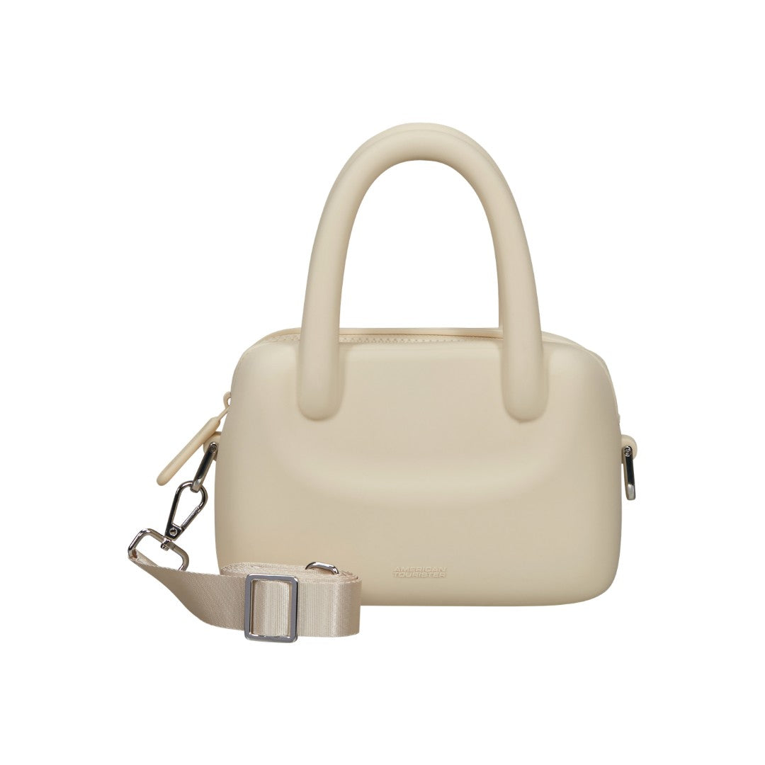 American Tourister mini bag in gomma "Jellypop" Beige 162201.2060 SUMMER SAND