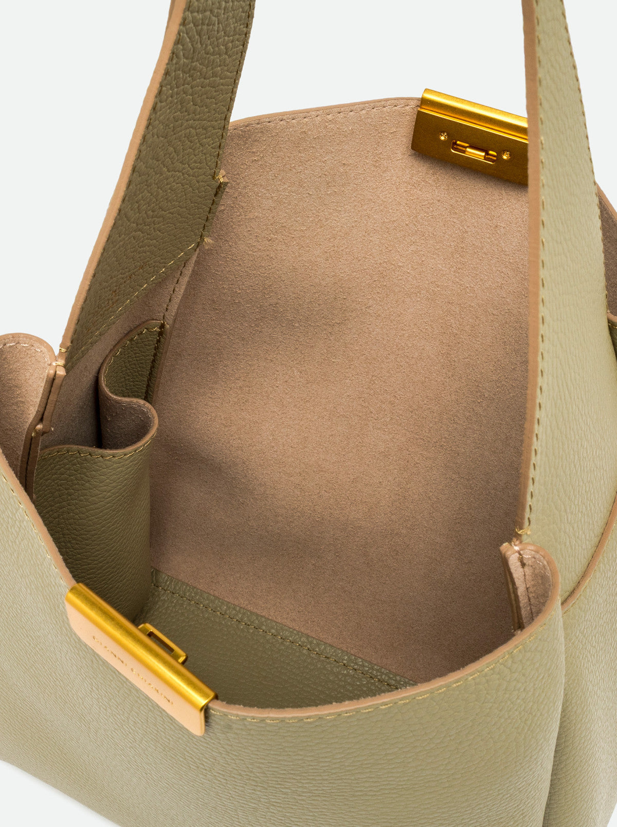 Gianni Chiarini borsa secchiello in pelle "Jo" Verde BS11990COMM GRN.14366 WILLOW