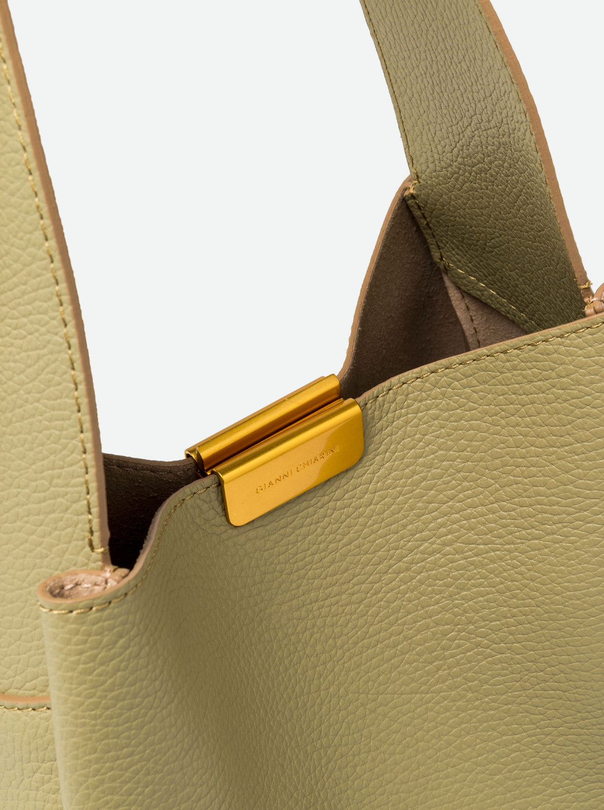 Gianni Chiarini borsa secchiello in pelle "Jo" Verde BS11990COMM GRN.14366 WILLOW