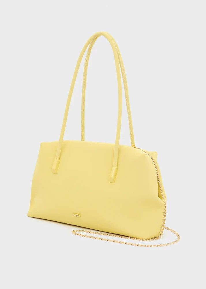 Nalì borsa a spalla in ecopelle "Cassi" Giallo SNBS005.GIALLO