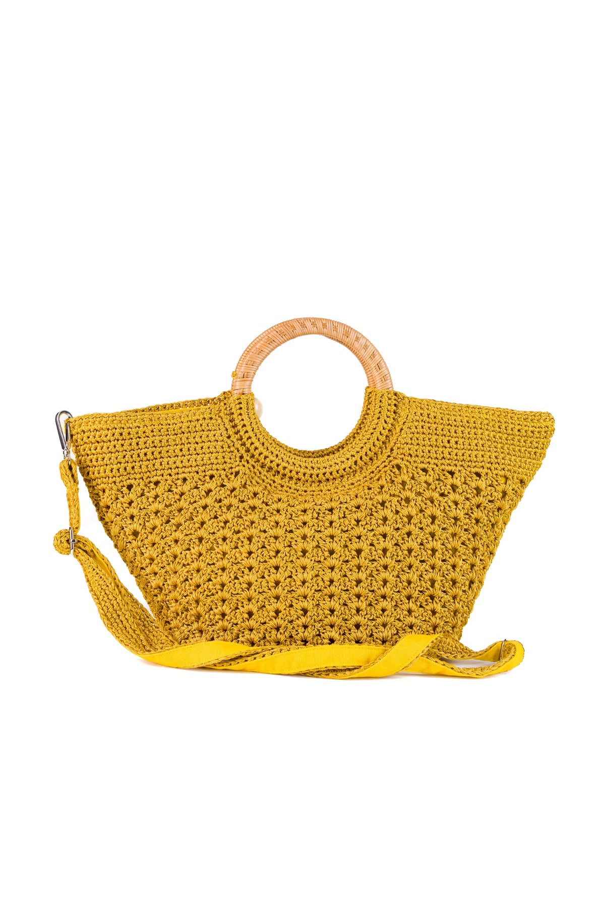 Enrico Versari borsa a mano in tessuto "Fancy" Giallo FANCY NC.PRIMEROSE YELLOW