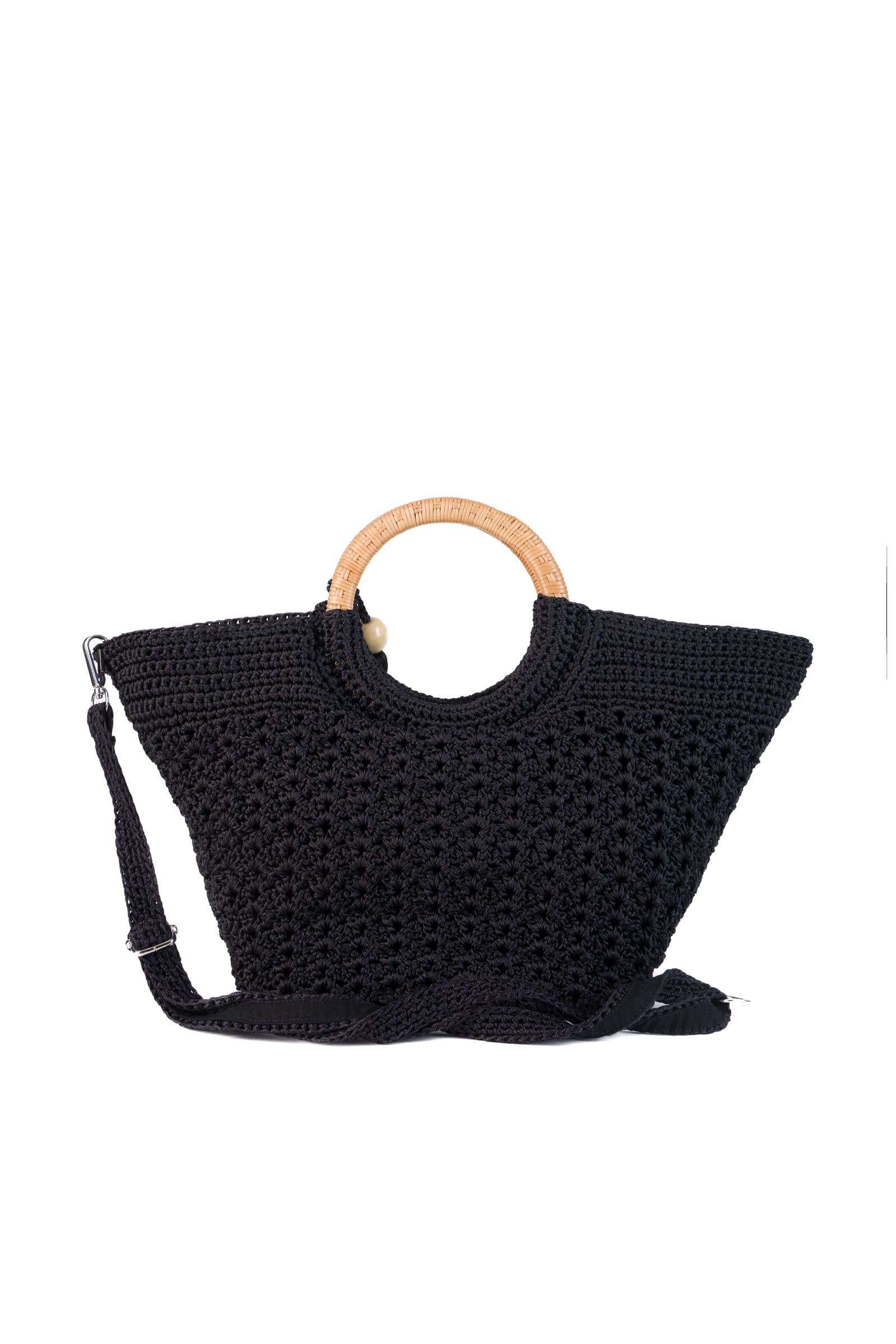 Enrico Versari borsa a mano in tessuto "Fancy" Nero FANCY NC.BLACK