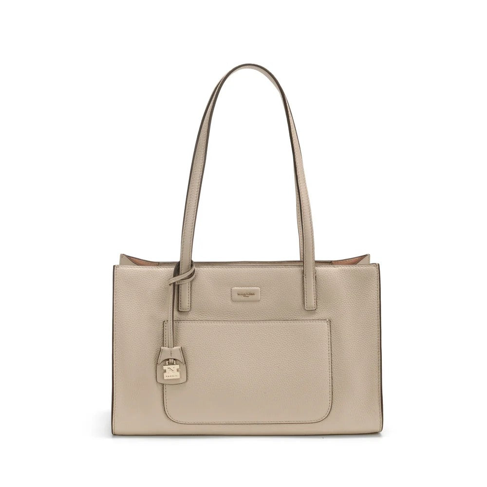 Nannini borsa shopping in pelle "Carla" Beige 18720.BEIGE