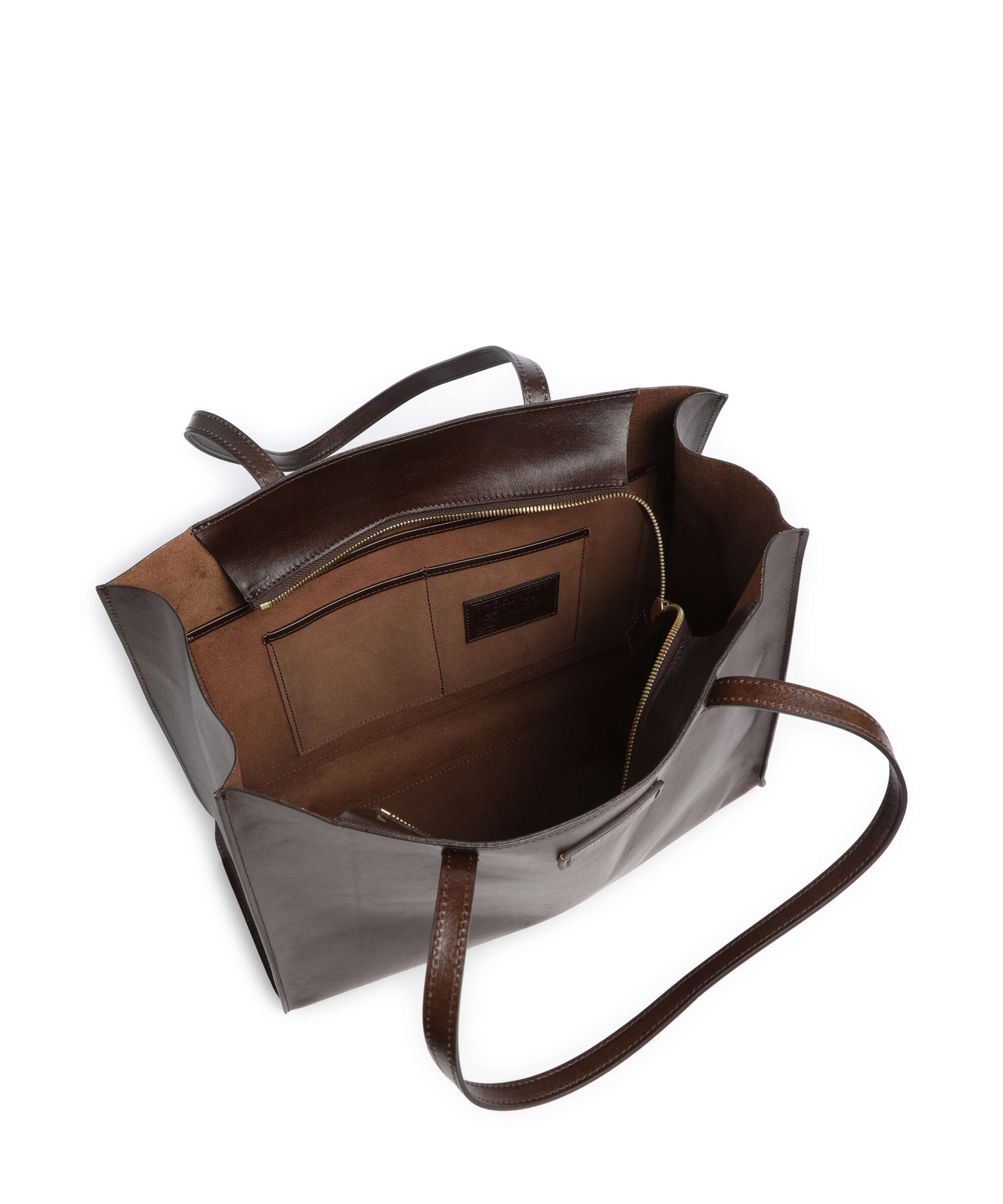 The Bridge borsa shopping in pelle "Mirra" Marrone 04131401.TV MOKA