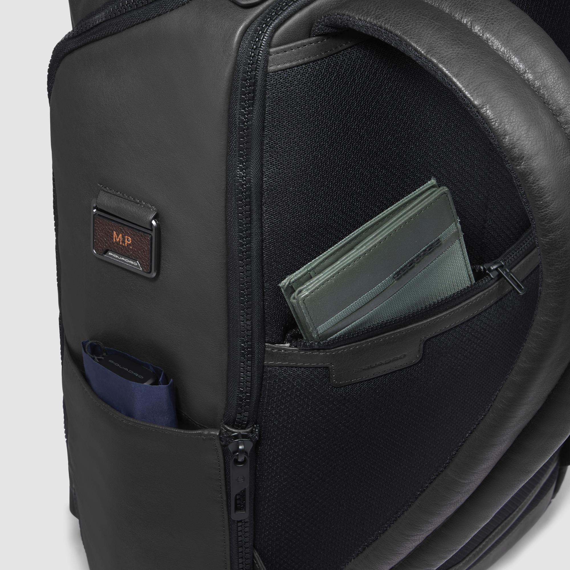 Piquadro zaino in pelle "Harper" Nero CA6645AP.N
