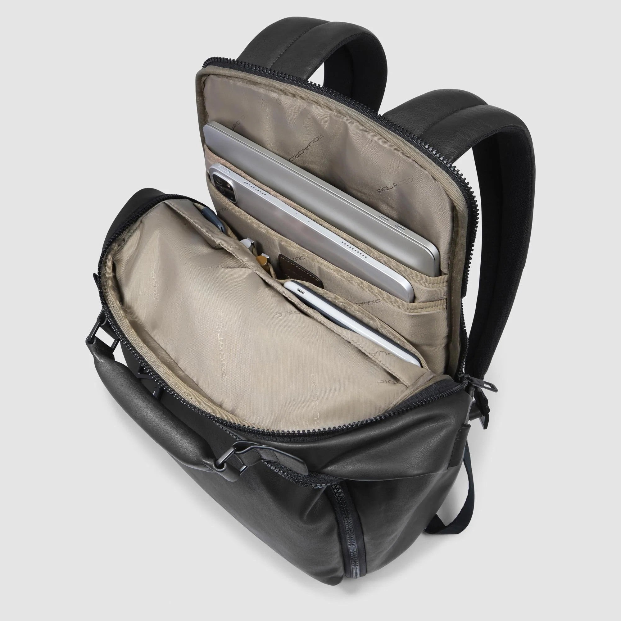 Piquadro zaino in pelle "Harper" Nero CA6645AP.N
