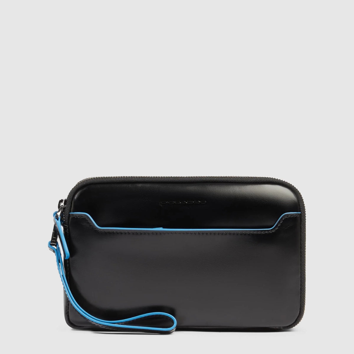 Piquadro pochette in pelle "Blue Square" Nero AC6901B2R.N