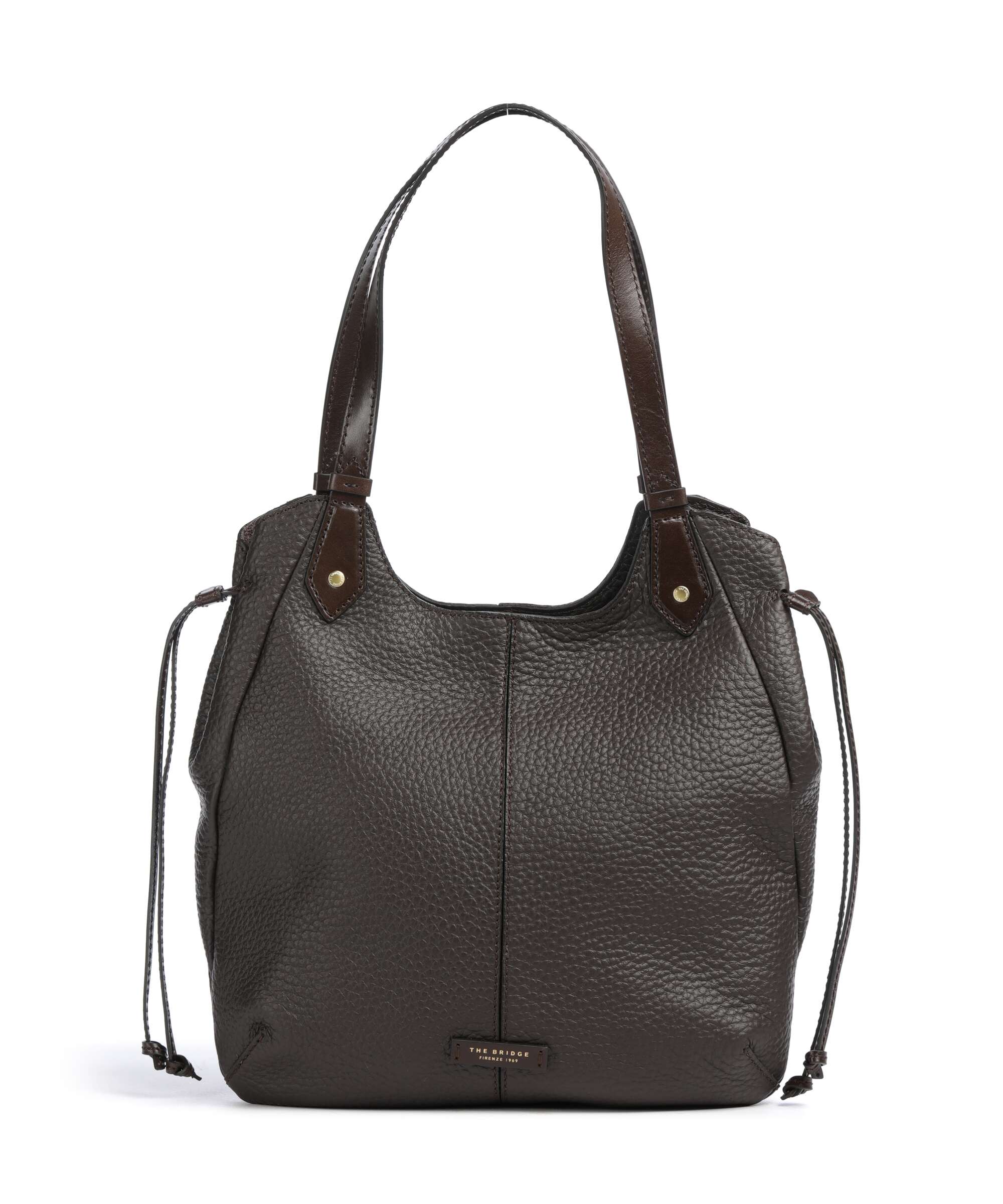 The Bridge borsa shopping in pelle "Martina" Marrone 044056ZA.TV MOKA