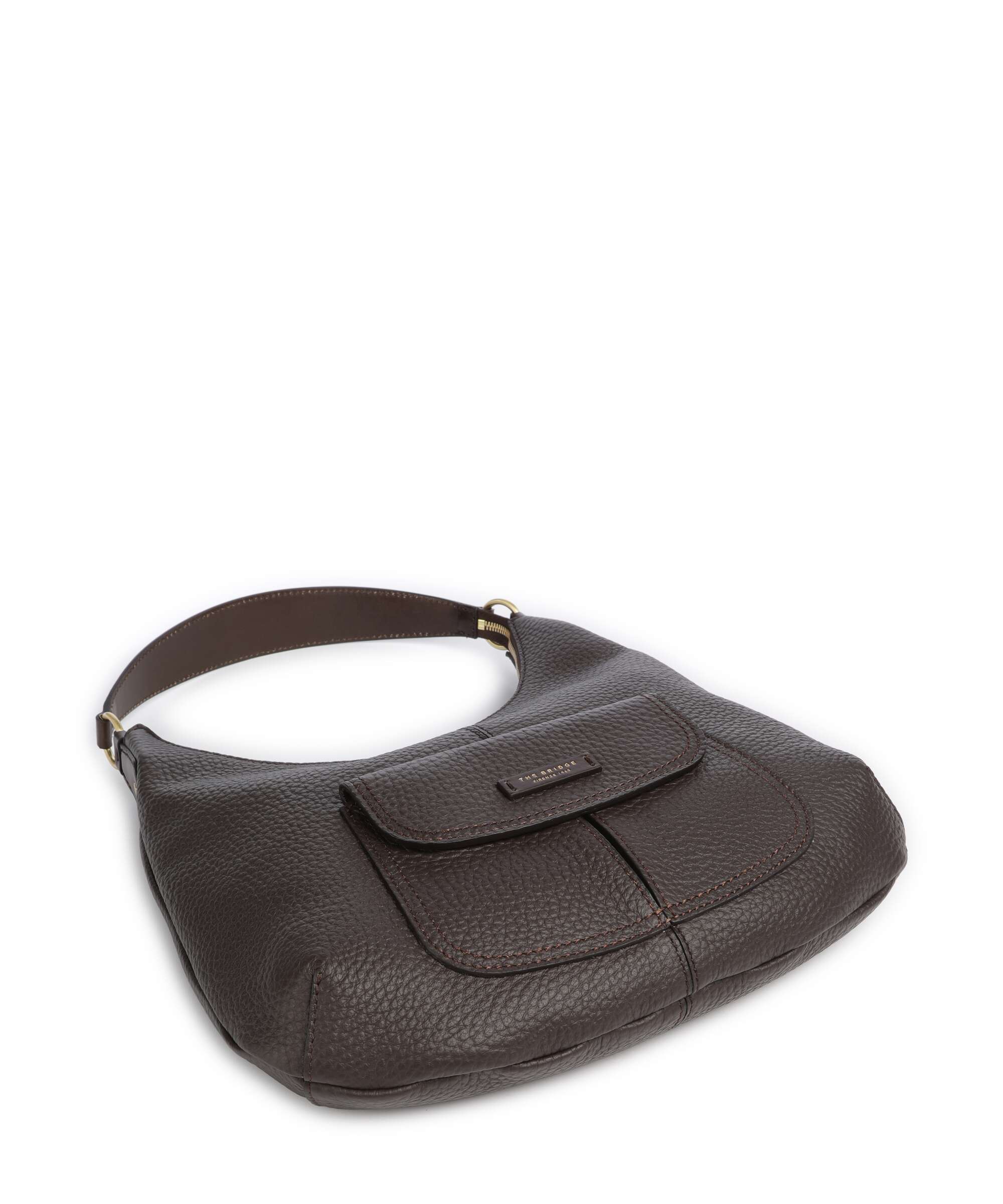 The Bridge borsa a spalla in pelle "Martina" Marrone 044036ZA.TV MOKA