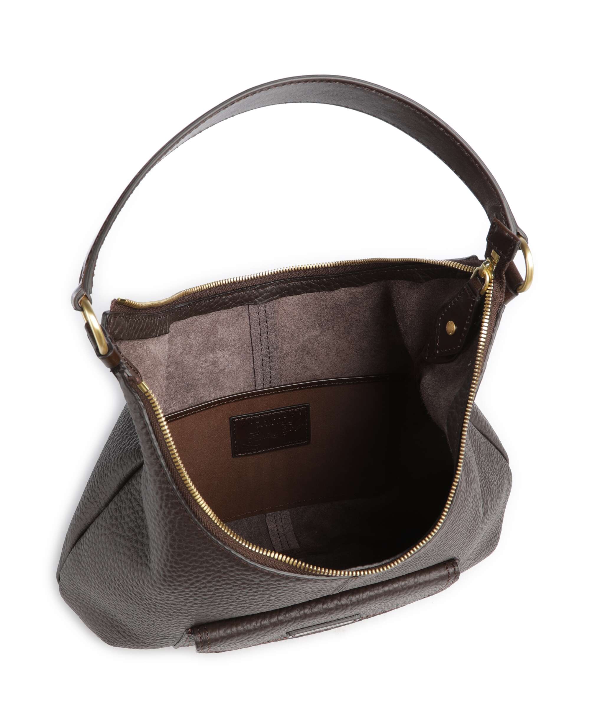 The Bridge borsa a spalla in pelle "Martina" Marrone 044036ZA.TV MOKA