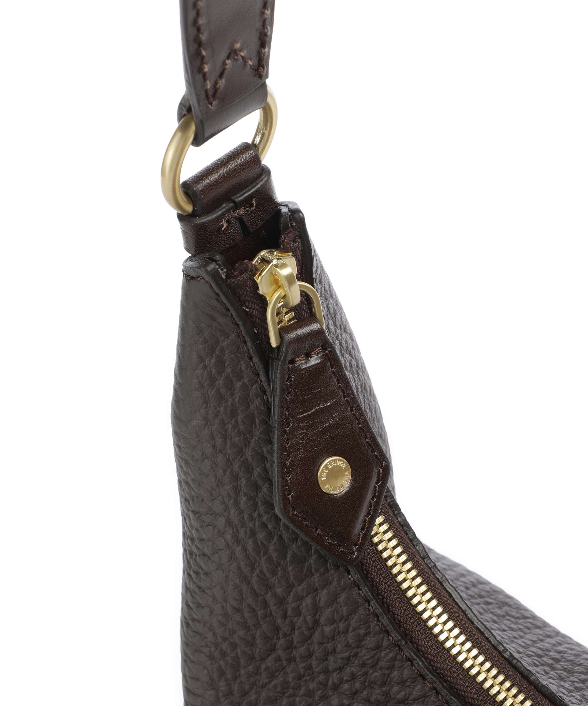 The Bridge borsa a spalla in pelle "Martina" Marrone 044026ZA.TV MOKA