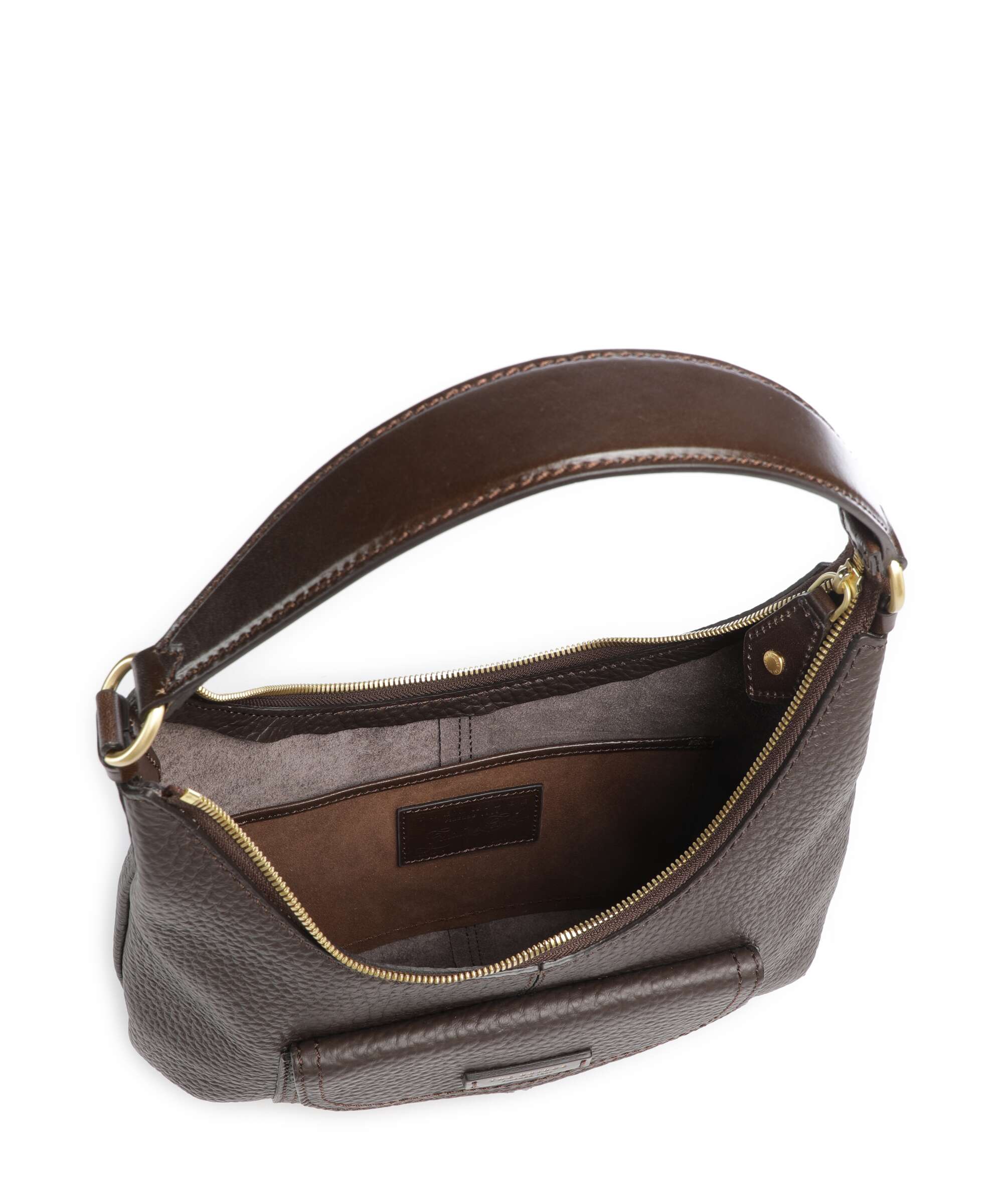 The Bridge borsa a spalla in pelle "Martina" Marrone 044026ZA.TV MOKA