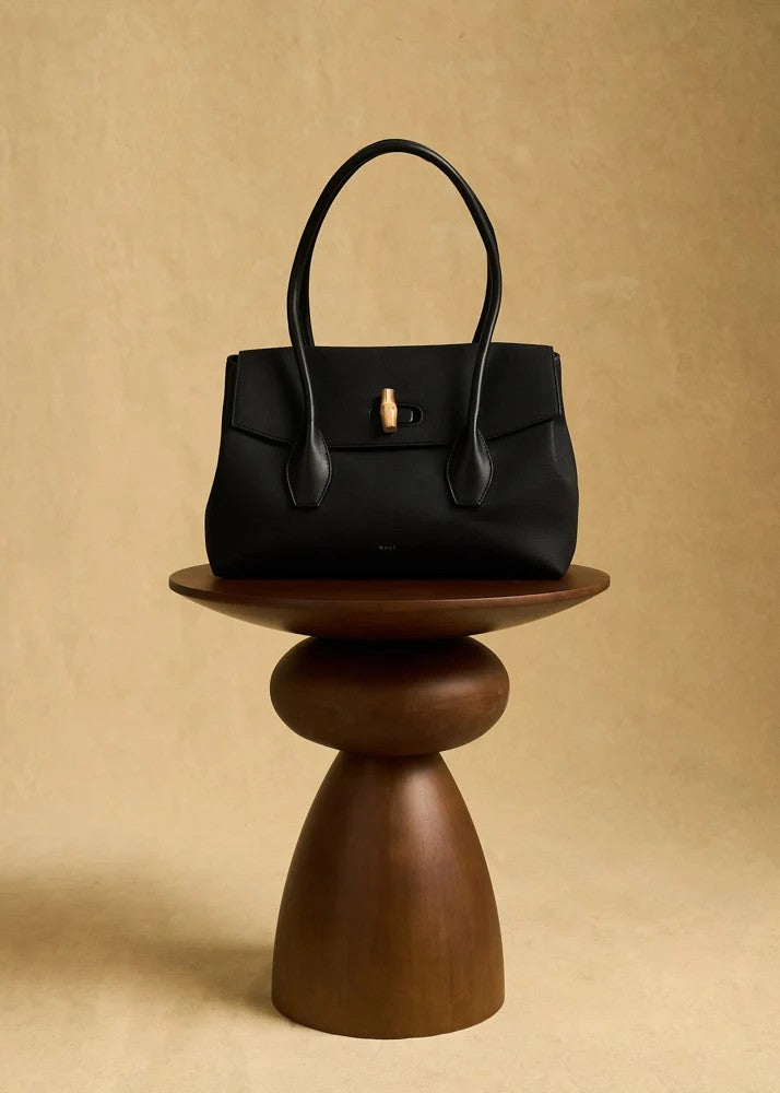 Nalì borsa a spalla in ecopelle "Jeanne" Nero ARBS0060.NERO