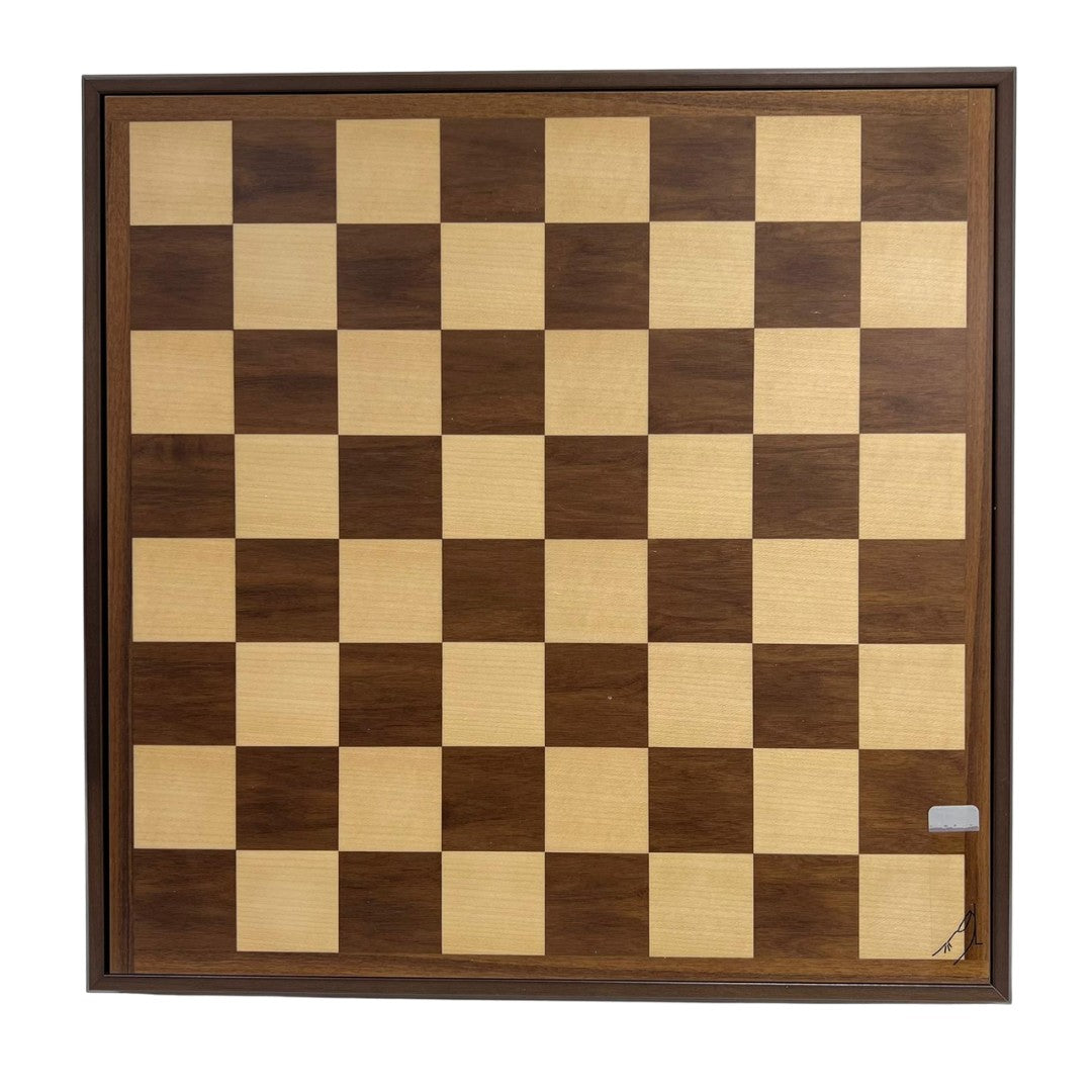 Dal Negro scacchiera con pedine medievali e dischi dama "Games" Marrone 01714.X