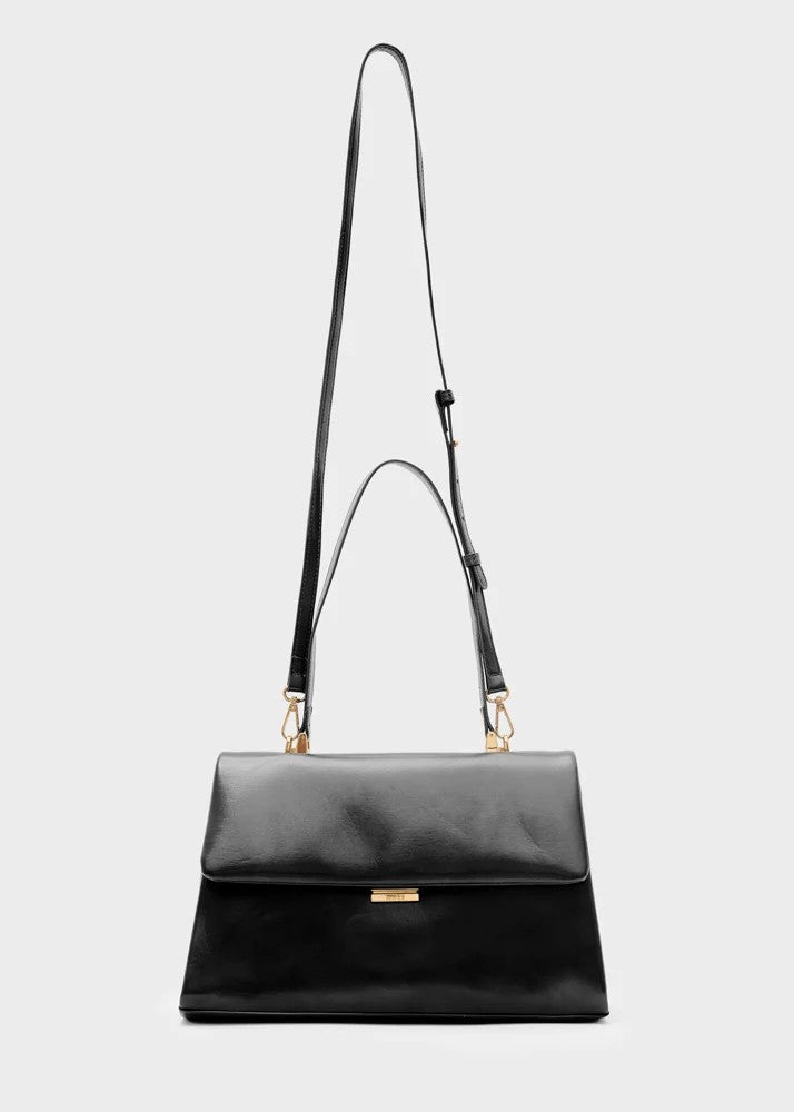 Nalì borsa a spalla in ecopelle "Caroline" Nero ARBS0098.NERO