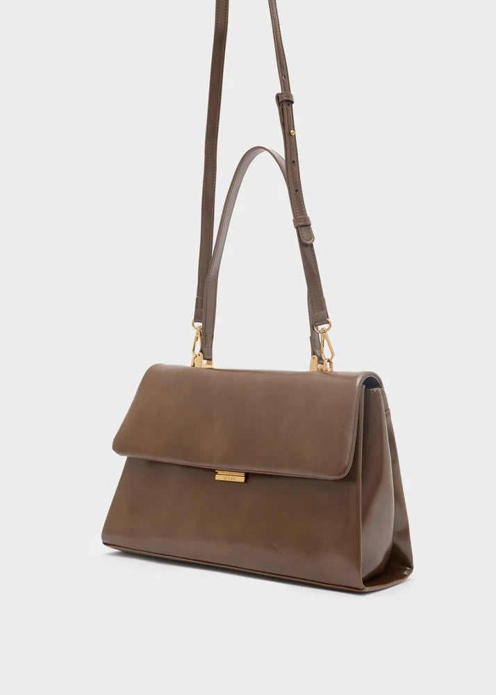 Nalì borsa a spalla in ecopelle "Caroline" Marrone ARBS0098.MARRONE