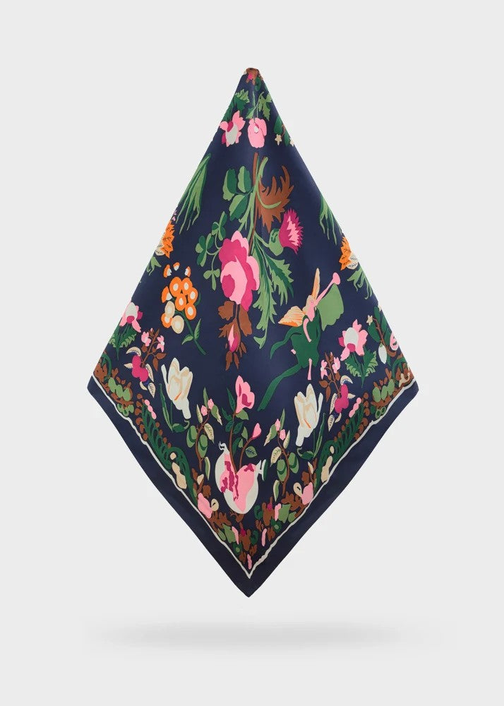 Nalì foulard in sintetico "Fantasia" Multicolor BOSC0202.BLU