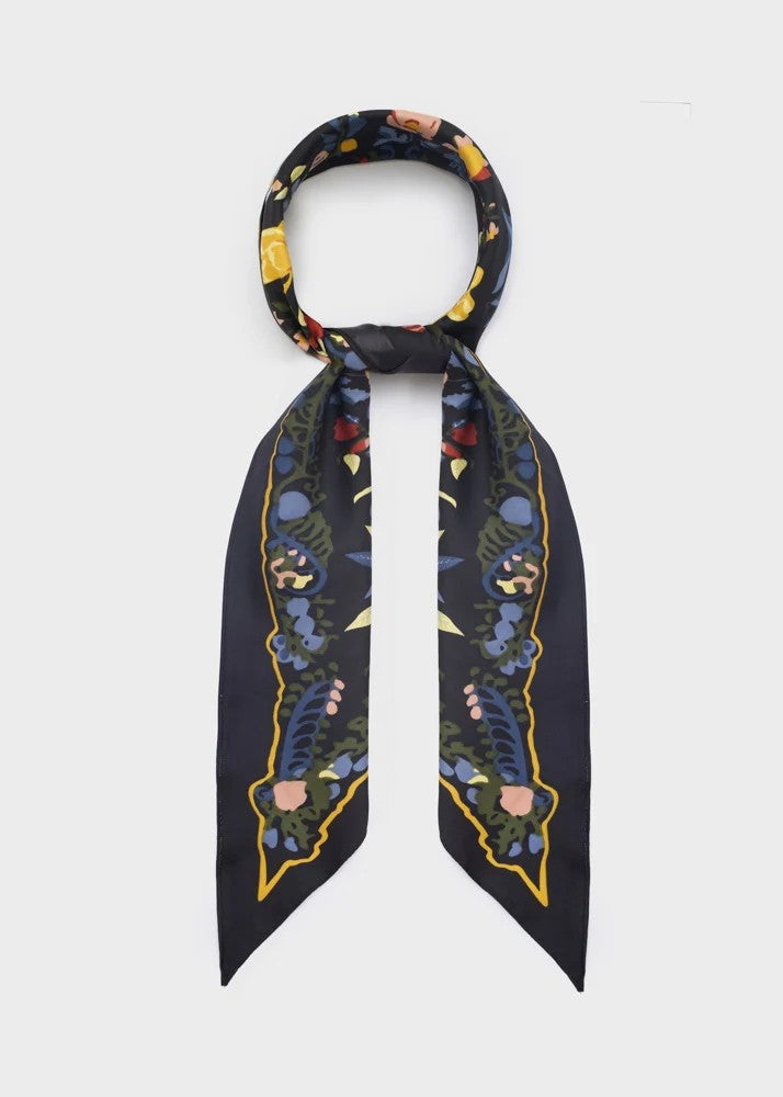 Nalì foulard in sintetico "Fantasia" Multicolor BOSC0202.NERO