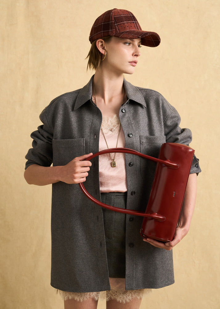 Nalì borsa a spalla in ecopelle "Billie" Rosso MCBS0001.ROSSO