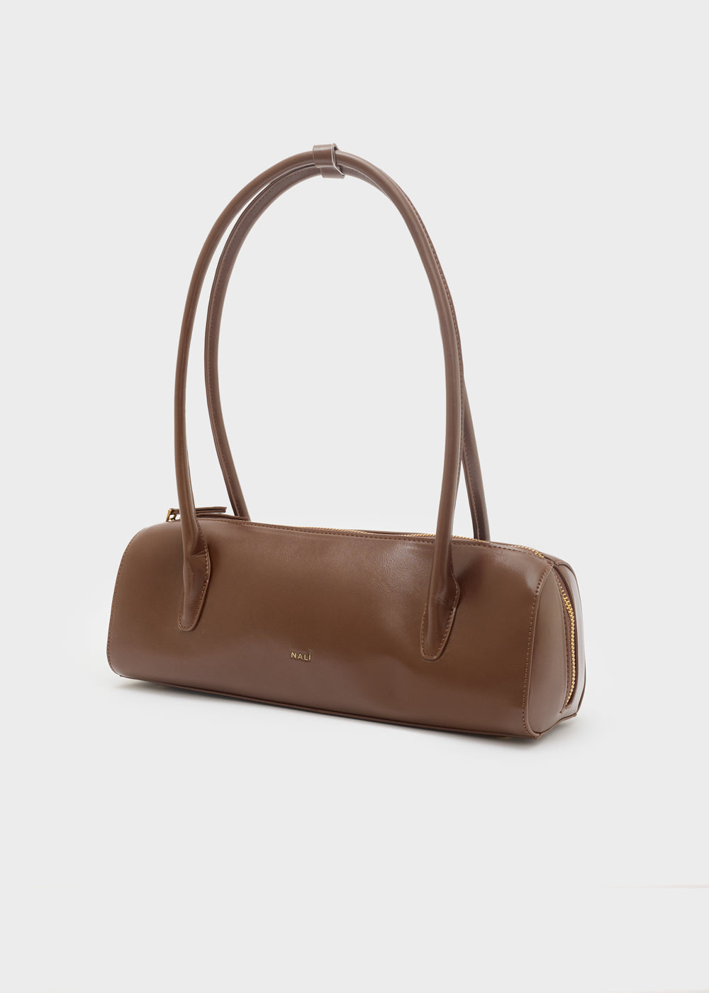Nalì borsa a spalla in ecopelle "Billie" Marrone MCBS0001.MARRONE