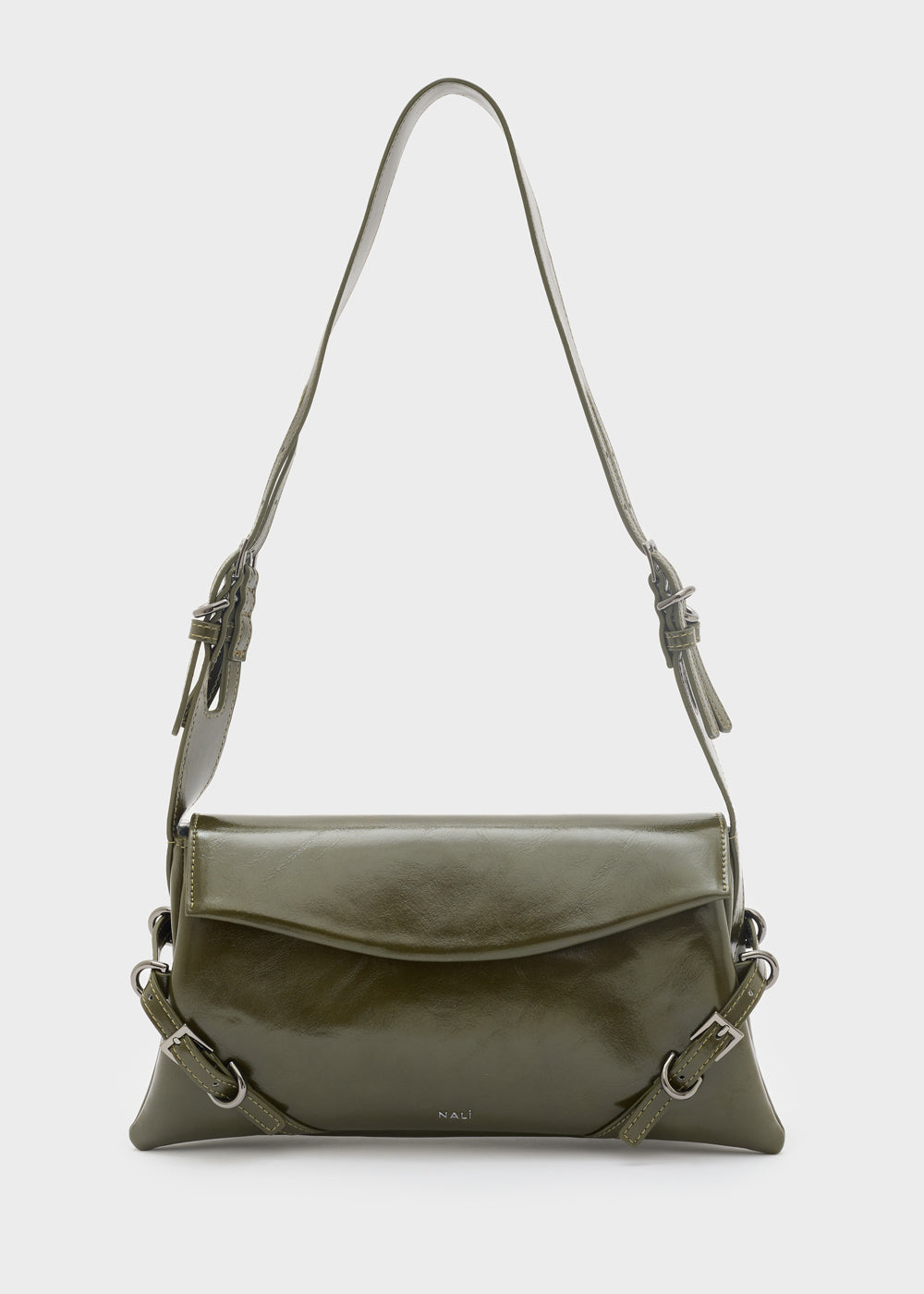 Nalì borsa a spalla in ecopelle "Sabrina" Verde MCBS0004.VERDE