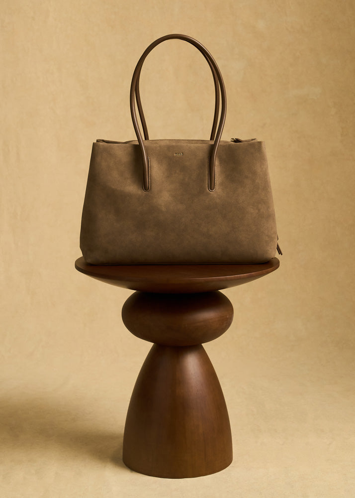 Nalì borsa a spalla in ecopelle "Sky" Beige MHBS0085.TORTORA