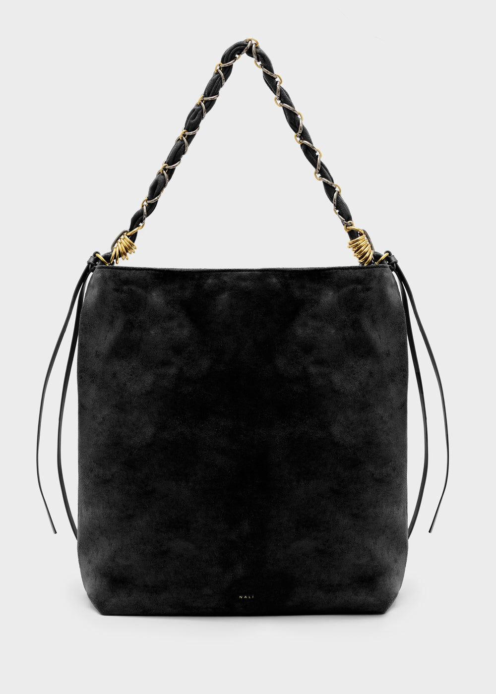 Nalì borsa a spalla in ecopelle "Sierra" Nero MHBS0087.NERO