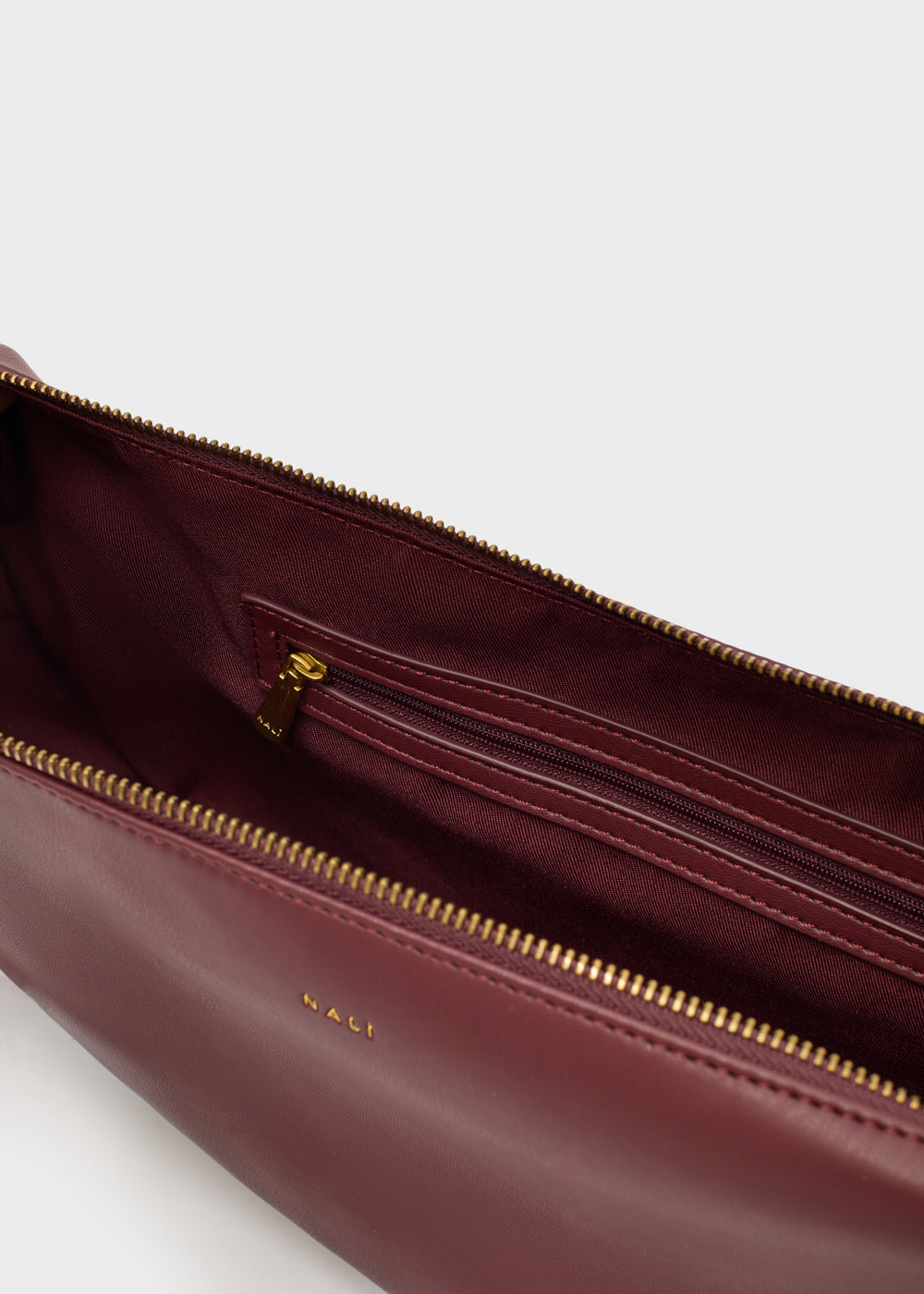 Nalì borsa a spalla in ecopelle "Hailey" Bordeaux MHBS0092.VIOLA