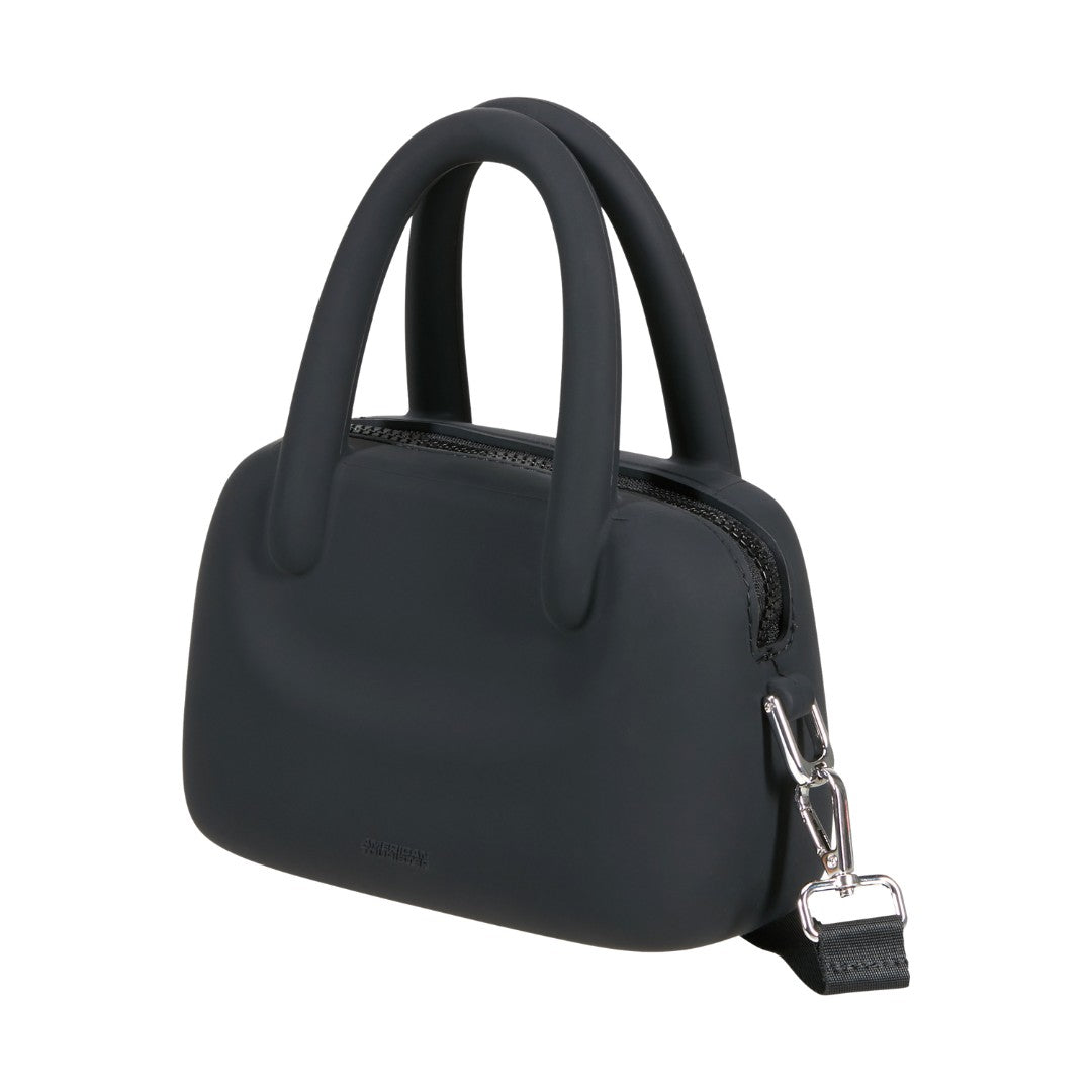 American Tourister mini bag in gomma "Jellypop" Nero 162201.1041 BLACK