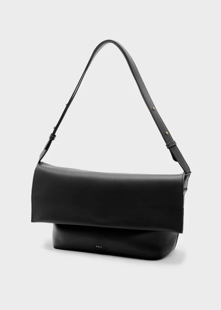 Nalì borsa a spalla in ecopelle "Teda" Nero NPBS0005.NERO