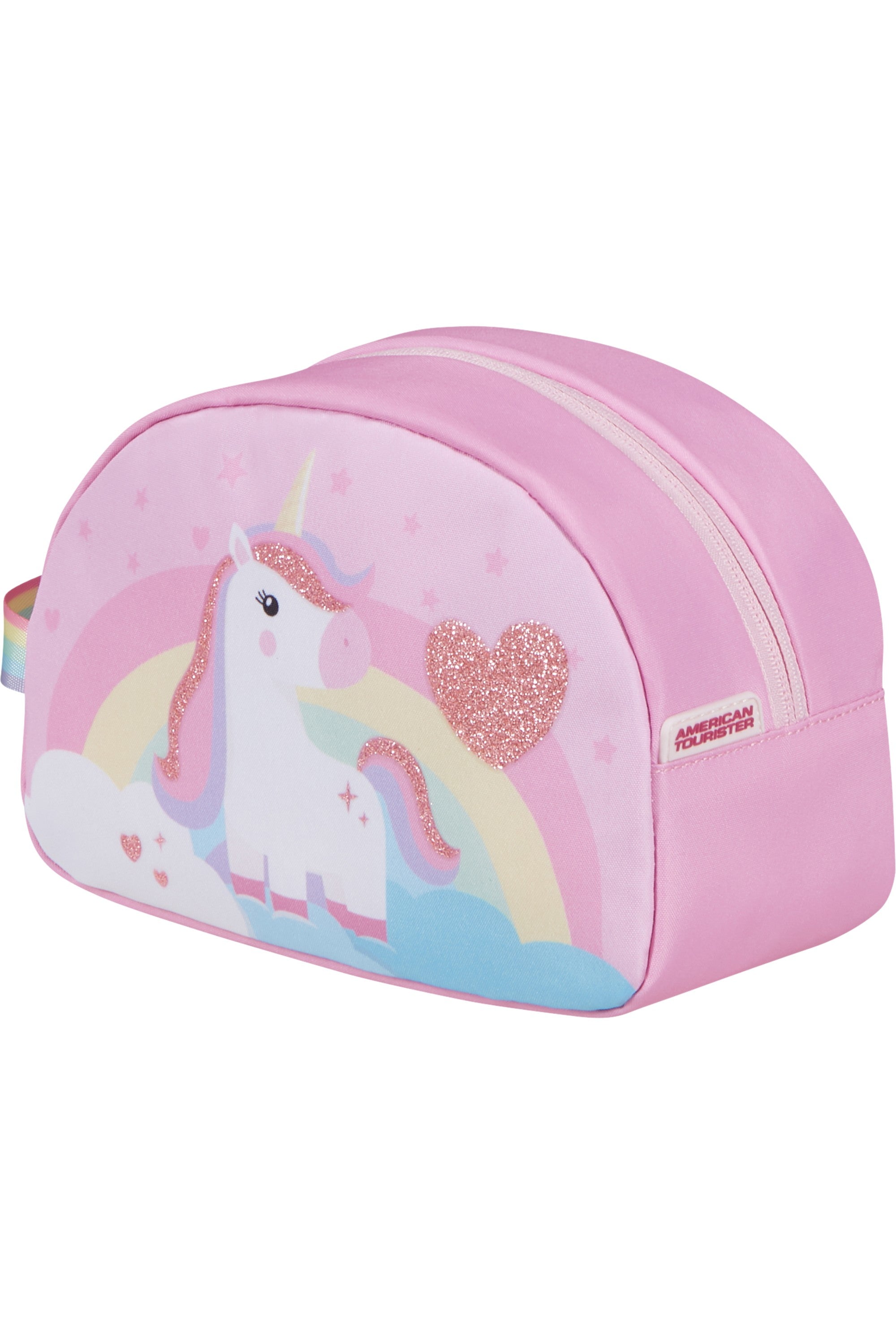 American Tourister astuccio kids in tessuto "Wondertrips" Rosa 162072.8011 UNICORNO