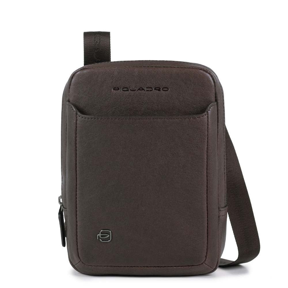 Piquadro borsello in pelle "Black Square" Marrone CA3084B3.TM