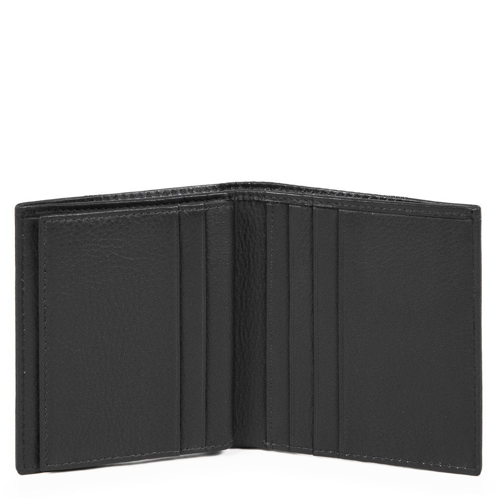 Piquadro portafogli in tessuto e pelle "P16" Nero PP1518P16.CHEVN