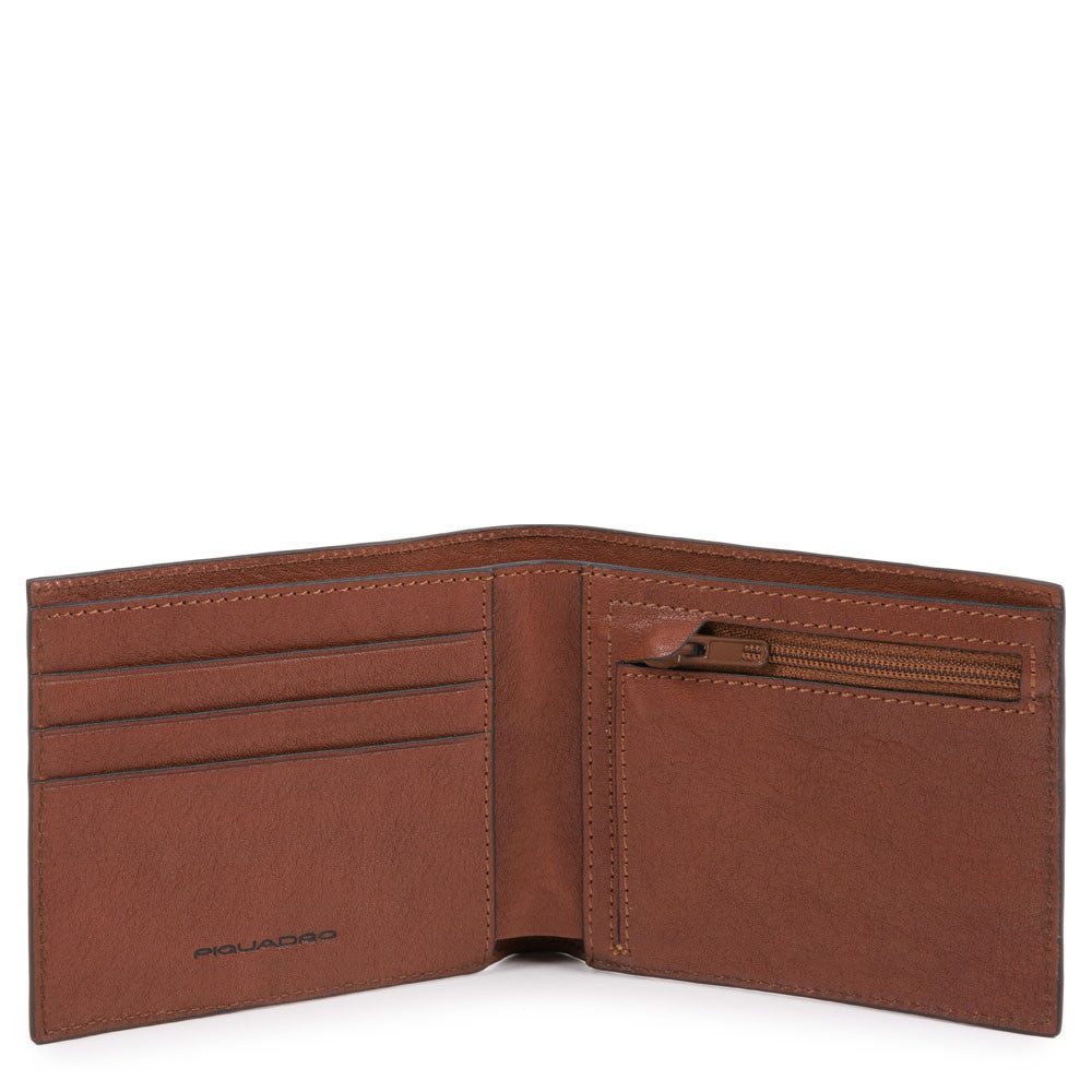 Piquadro portafogli in pelle "B3R - Black Square" Cuoio PU4823B3R.CU