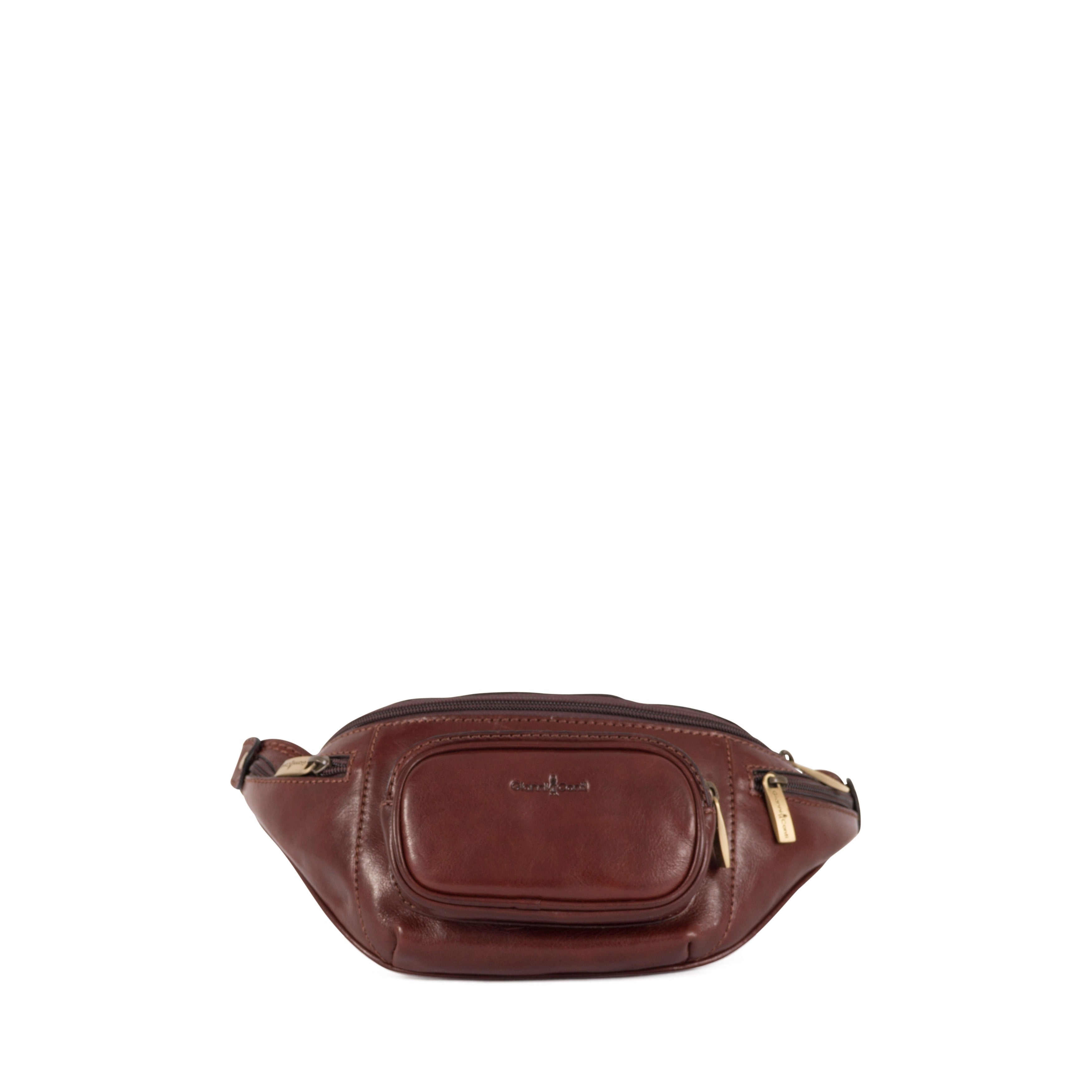 Gianni Conti marsupio in pelle "Pontevecchio" Marrone 9405041.20