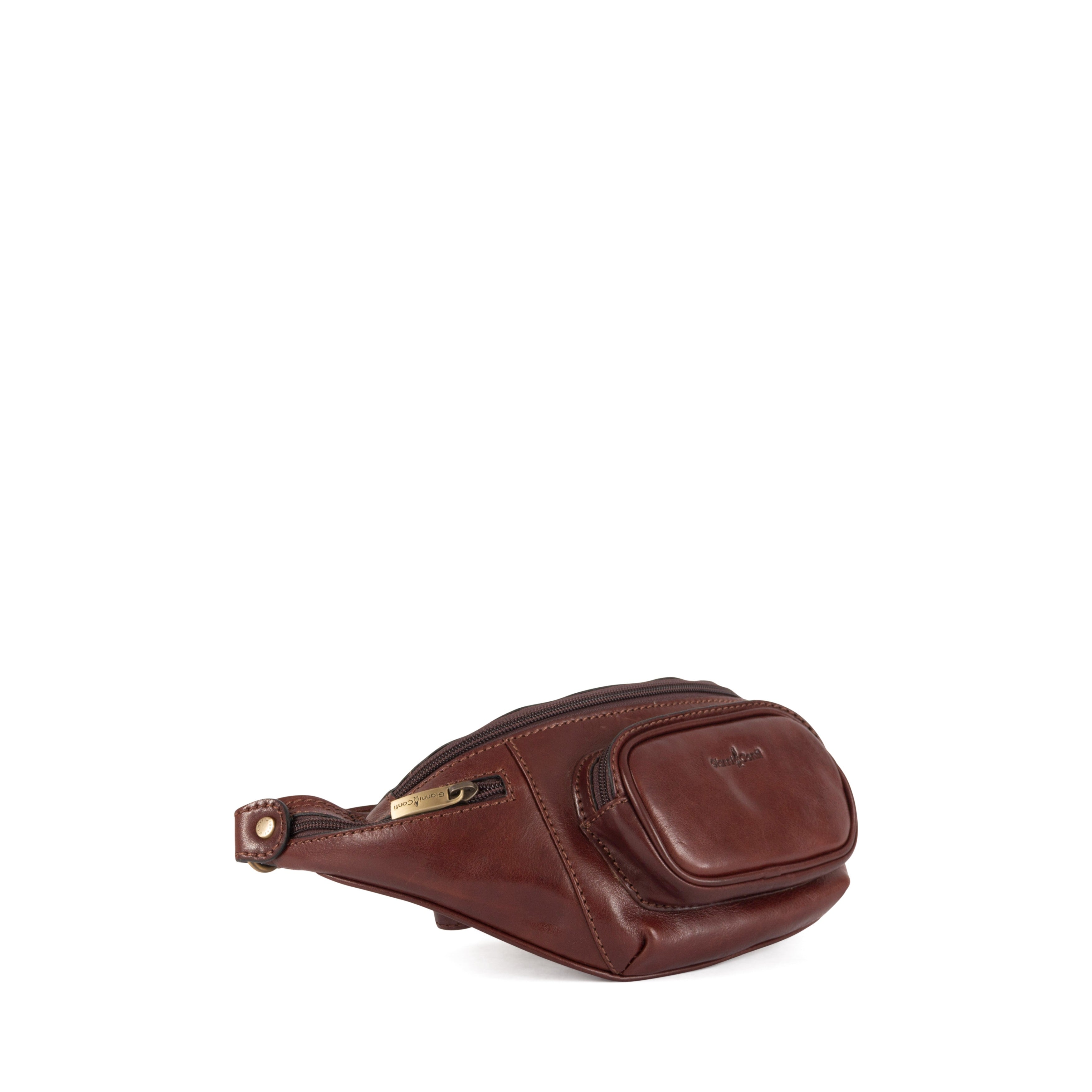 Gianni Conti marsupio in pelle "Pontevecchio" Marrone 9405041.20