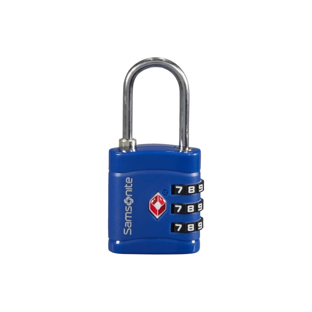 Samsonite lucchetto in metallo e pvc "Travel" Blu 122290.1549 MIDNIGHT BLUE