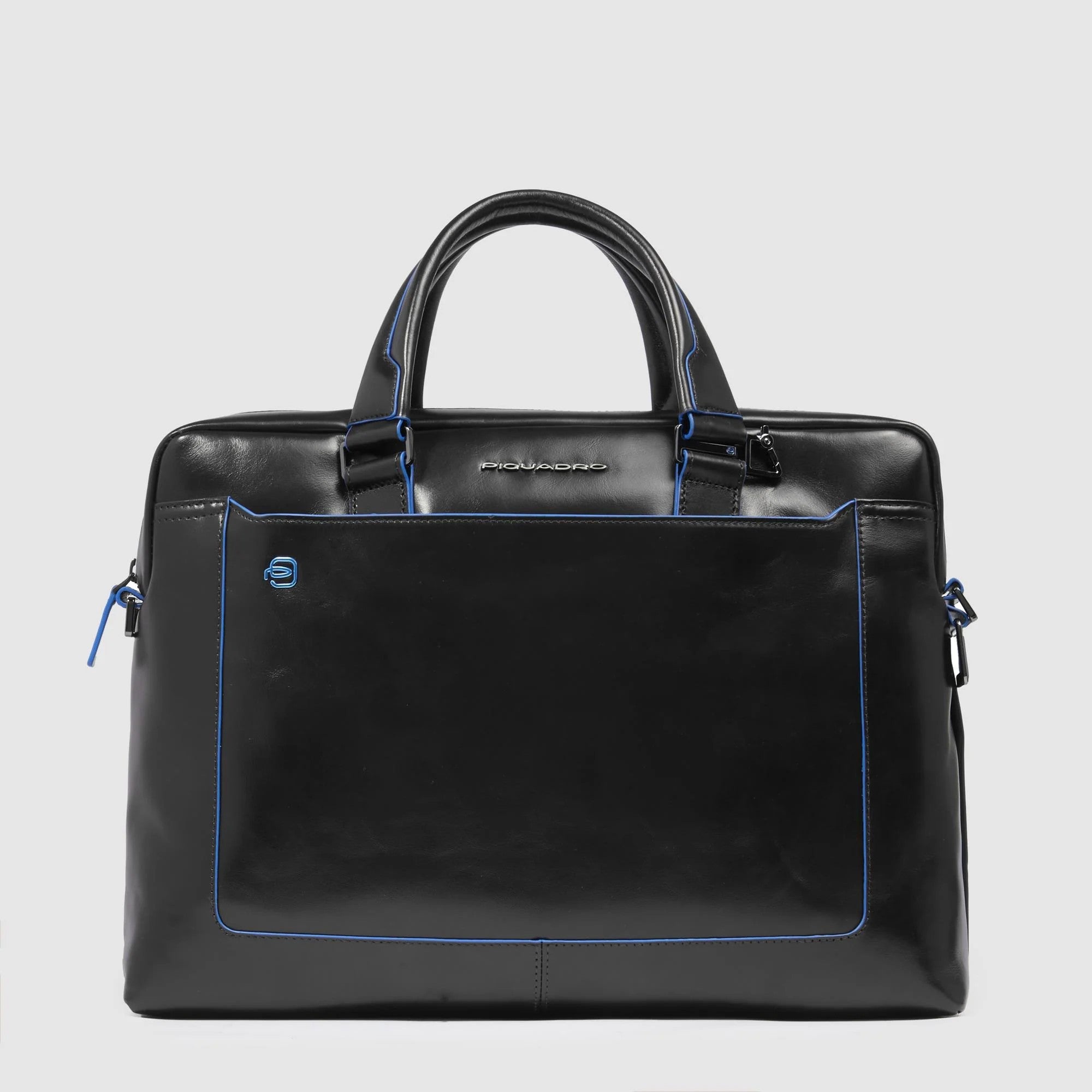 Piquadro borsa cartella da lavoro in pelle "Blue Square" Nero CA3335B2.N