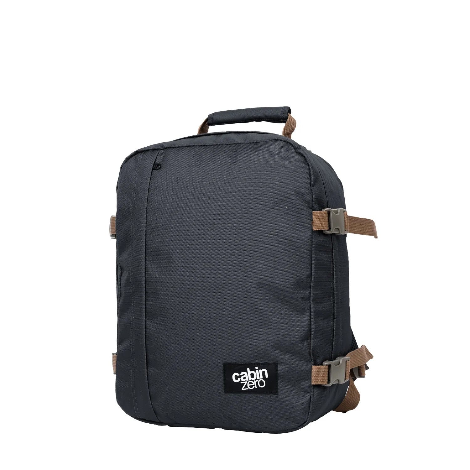 Cabin Zero zaino 28L da viaggio in tessuto "Classic" Verde CZ08.1801 BLACK SAND